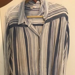 Button down striped shirt